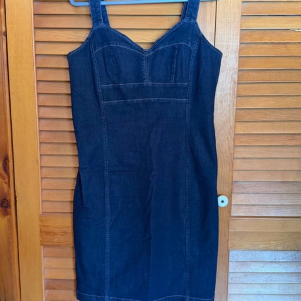 WHBM, SIZE 14, DENIM DRESS